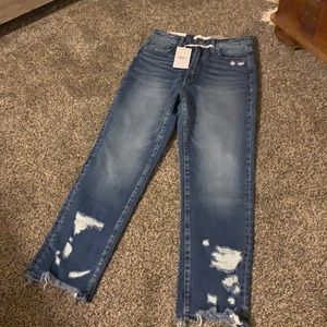 Vervet Super High Rise Straight Jeans